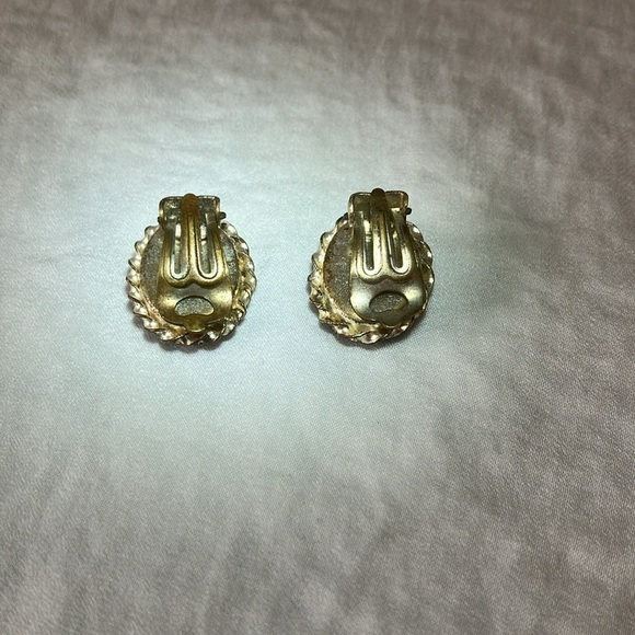 Vintage: Micro Mosaic Clip on Earrings- made in Italy - Picture 2 of 12